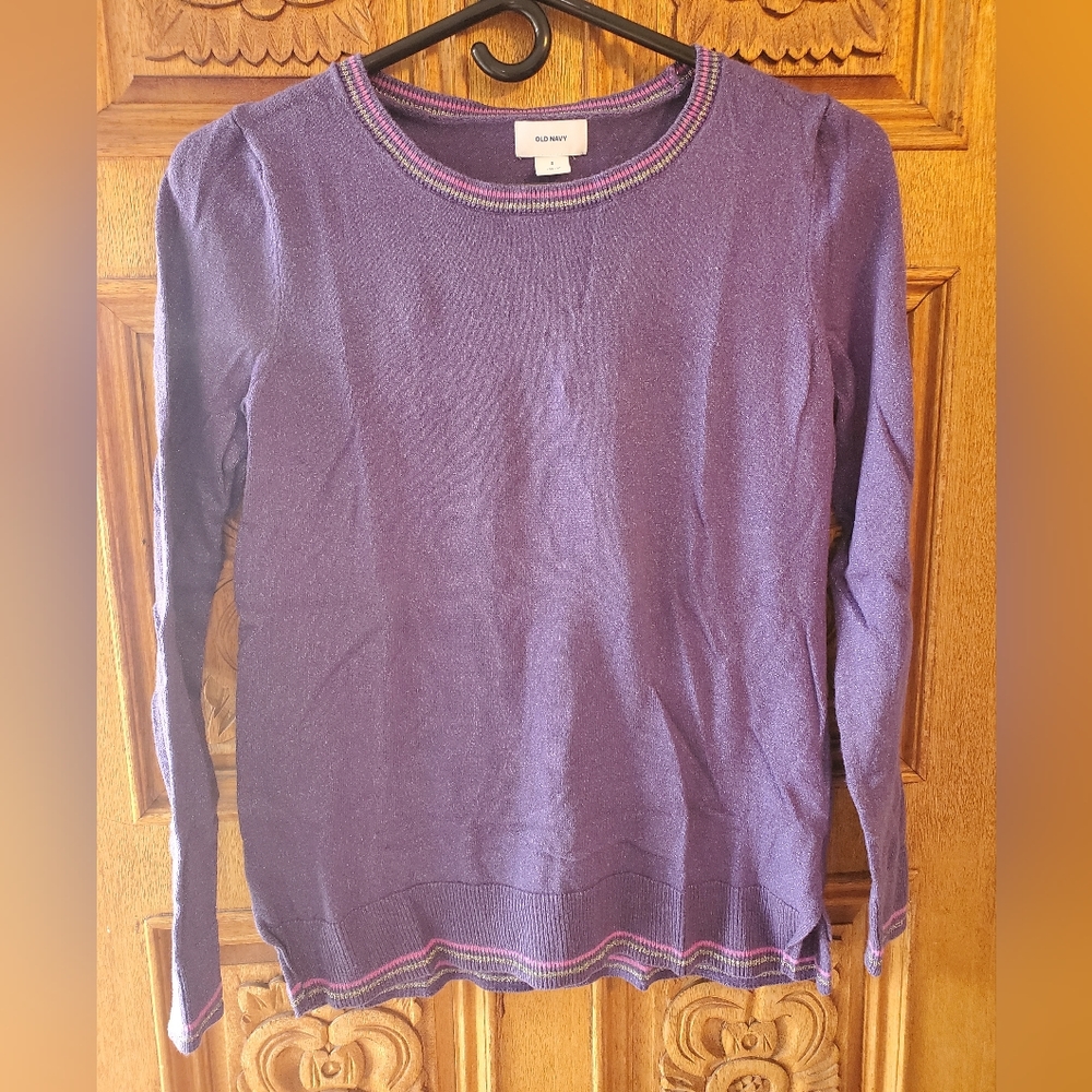 Purple Old Navy sweater. Size small.